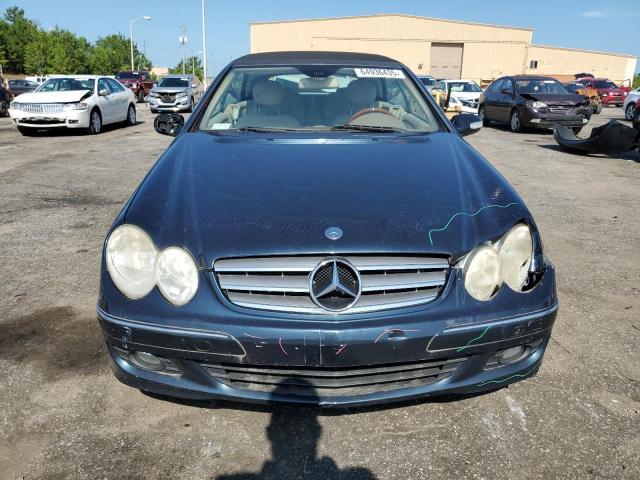 WDBTK56F07T078611 - 2007 MERCEDES-BENZ CLK 350 BLUE photo 5