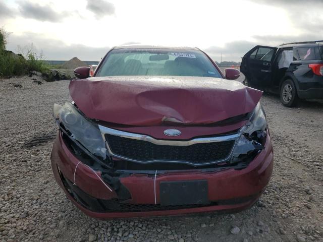 5XXGM4A78DG146835 - 2013 KIA OPTIMA LX RED photo 5