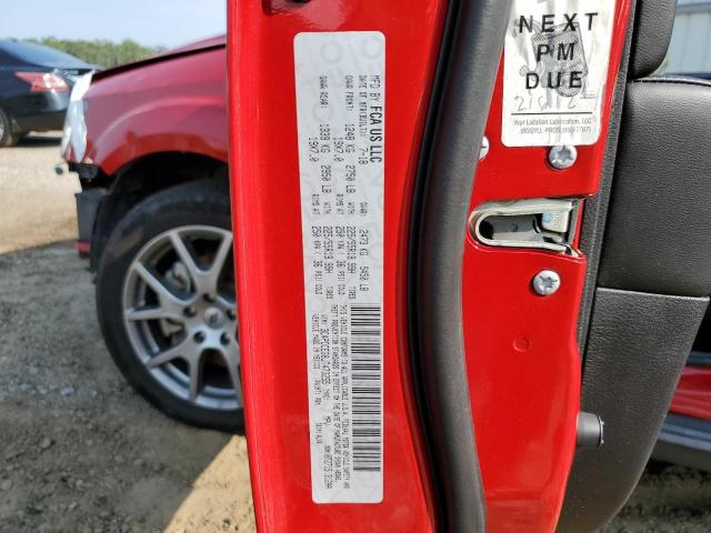 3C4PDCEG8JT473255 - 2018 DODGE JOURNEY GT RED photo 13