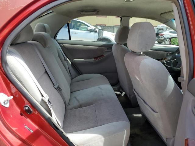 JTDBR32E760091186 - 2006 TOYOTA COROLLA CE 红色 照片 10