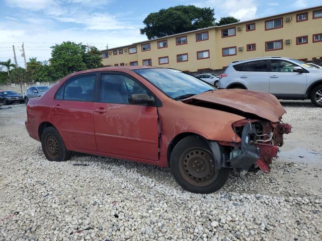 JTDBR32E760091186 - 2006 TOYOTA COROLLA CE 红色 照片 4