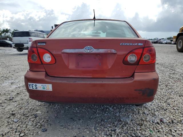 JTDBR32E760091186 - 2006 TOYOTA COROLLA CE 红色 照片 6