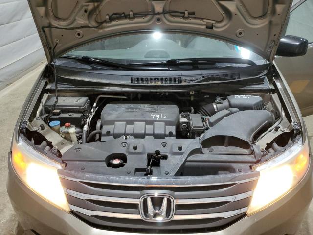 5FNRL5H67BB098775 - 2011 HONDA ODYSSEY EXL GOLD photo 12