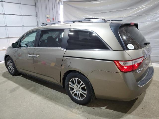 5FNRL5H67BB098775 - 2011 HONDA ODYSSEY EXL GOLD photo 2