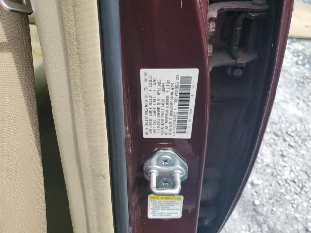 JH4CU4F68AC002517 - 2010 ACURA TSX MAROON photo 13