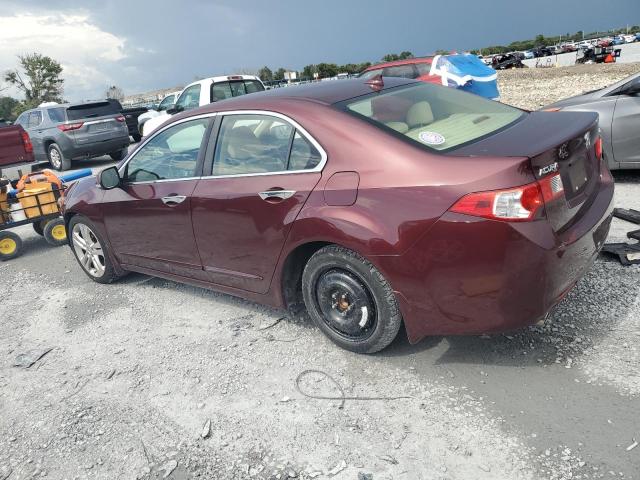 JH4CU4F68AC002517 - 2010 ACURA TSX MAROON photo 2