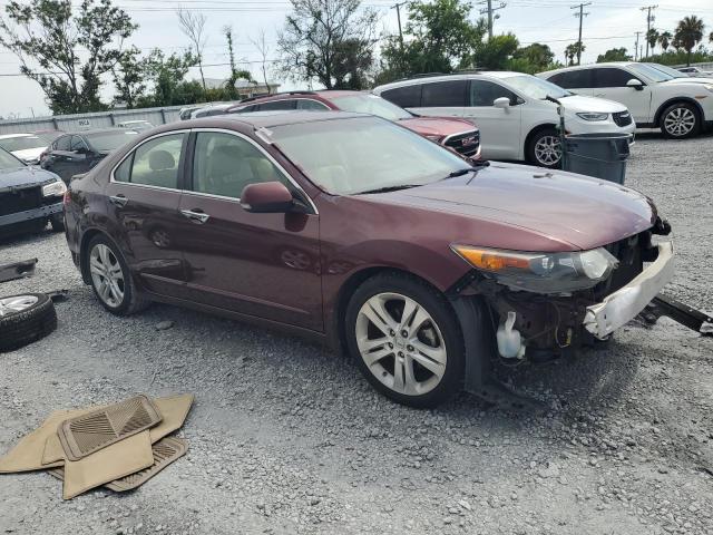 JH4CU4F68AC002517 - 2010 ACURA TSX MAROON photo 4