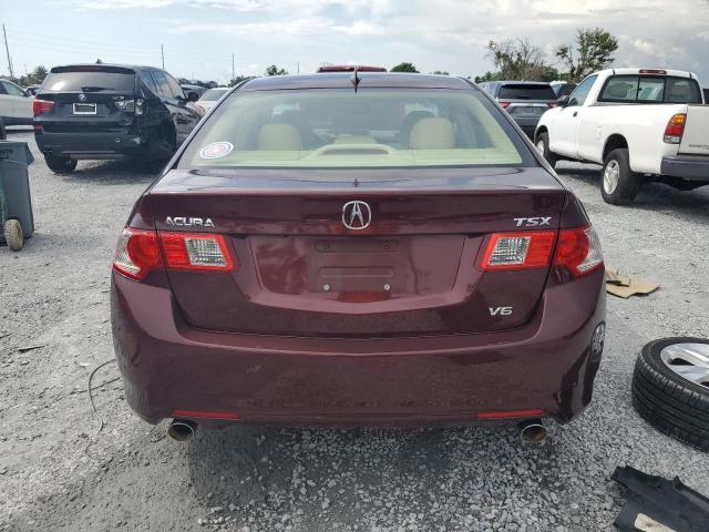 JH4CU4F68AC002517 - 2010 ACURA TSX MAROON photo 6