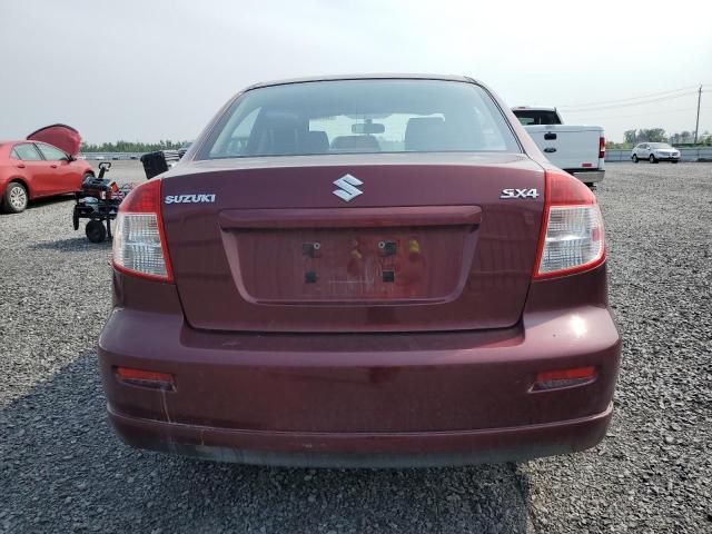 JS2YC415196200168 - 2009 SUZUKI SX4 BURGUNDY photo 6