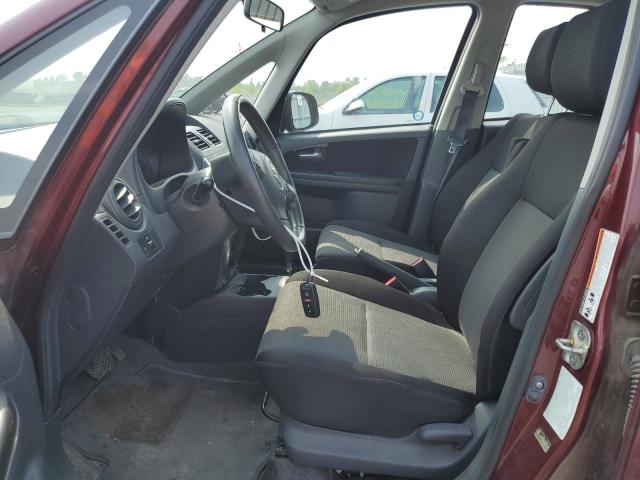 JS2YC415196200168 - 2009 SUZUKI SX4 BURGUNDY photo 7