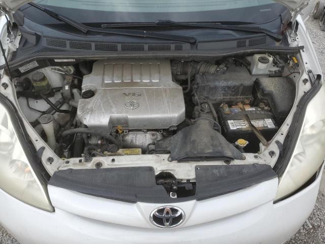 5TDBK22C68S017867 - 2008 TOYOTA SIENNA XLE WHITE photo 12