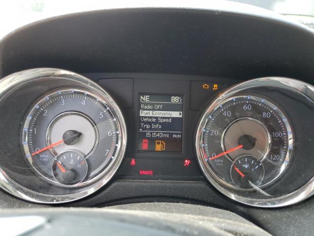 2C4RC1CG1CR244957 - 2012 CHRYSLER TOWN & COU TOURING L CHARCOAL photo 9