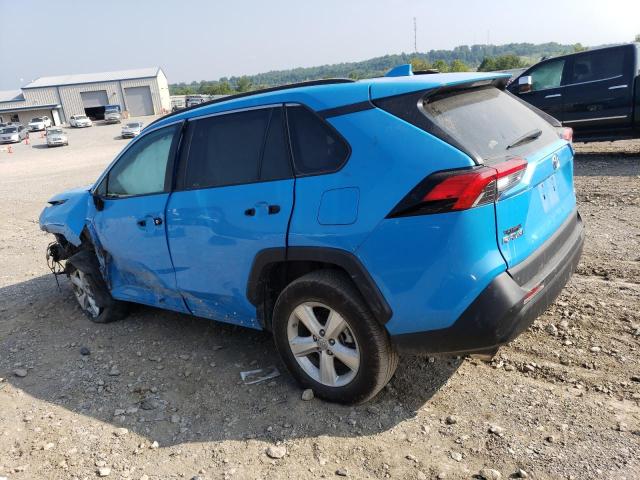 2T3G1RFV9MW189199 - 2021 TOYOTA RAV4 LE BLUE photo 2