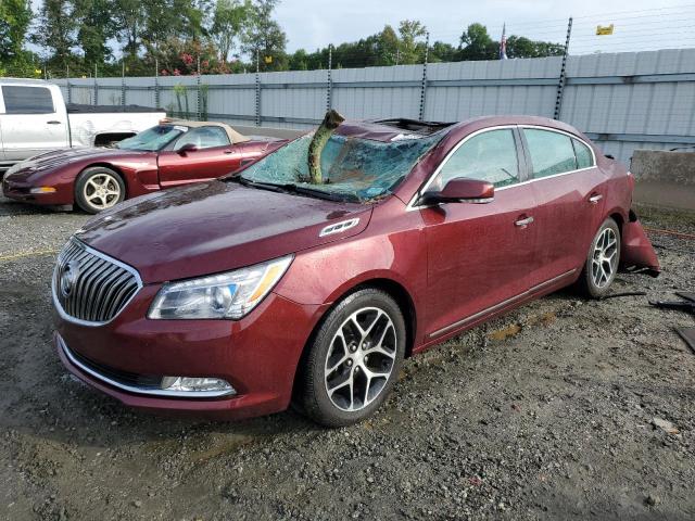 1G4G45G39GF276826 - 2016 BUICK LACROSSE SPORT TOURING BURGUNDY photo 1