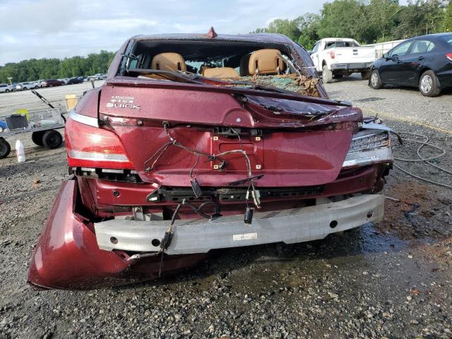 1G4G45G39GF276826 - 2016 BUICK LACROSSE SPORT TOURING BURGUNDY photo 6