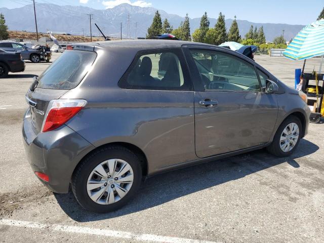 JTDJTUD30DD564186 - 2013 TOYOTA YARIS GRAY photo 3