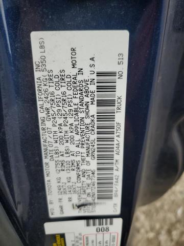 5TEUU42NX7Z467345 - 2007 TOYOTA TACOMA ACCESS CAB Көк фото 12