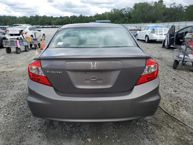 19XFB2F54CE007371 - 2012 HONDA CIVIC LX GRAY photo 6