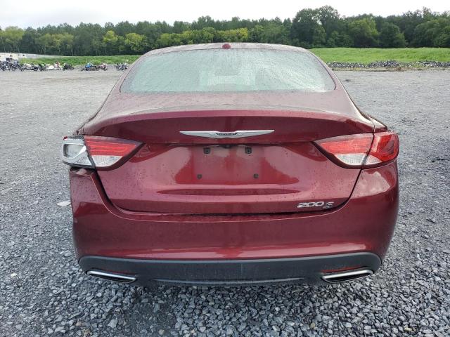 1C3CCCBG2FN651033 - 2015 CHRYSLER 200 S RED photo 6