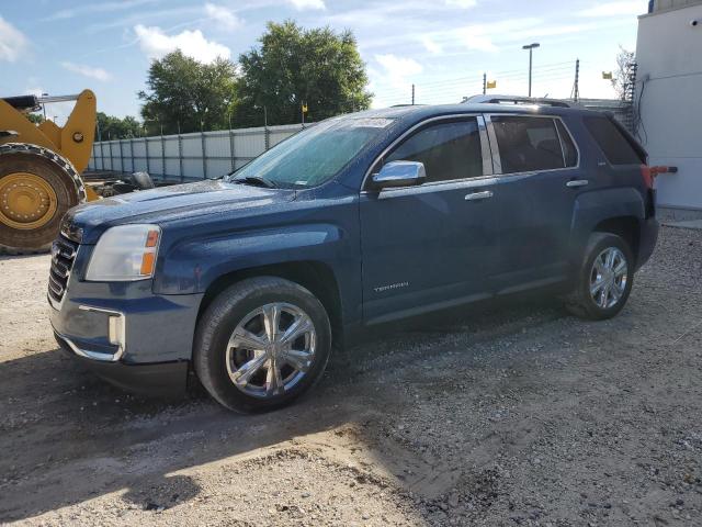 2GKFLPE31G6229886 - 2016 GMC TERRAIN SLT BLUE photo 1