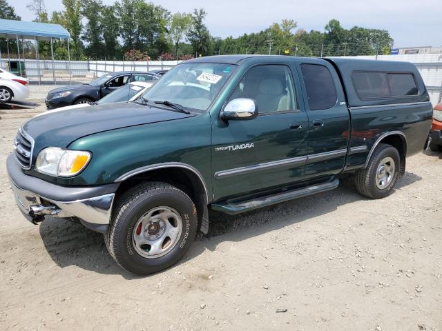 5TBRN341X2S223426 - 2002 TOYOTA TUNDRA ACCESS CAB SR5 GREEN photo 1