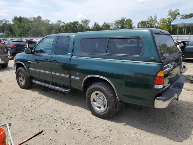 5TBRN341X2S223426 - 2002 TOYOTA TUNDRA ACCESS CAB SR5 GREEN photo 2