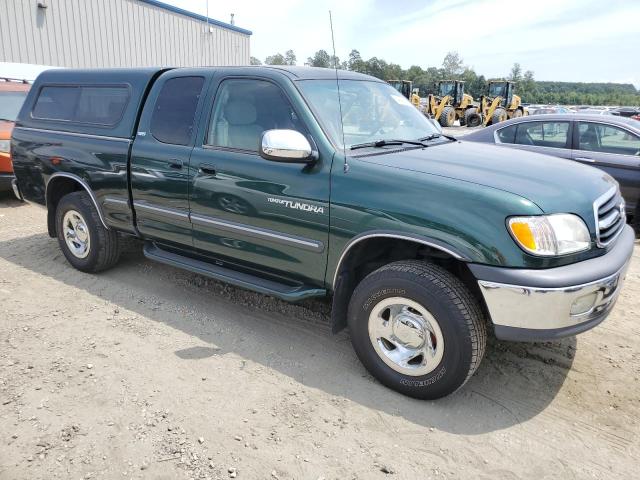 5TBRN341X2S223426 - 2002 TOYOTA TUNDRA ACCESS CAB SR5 GREEN photo 4