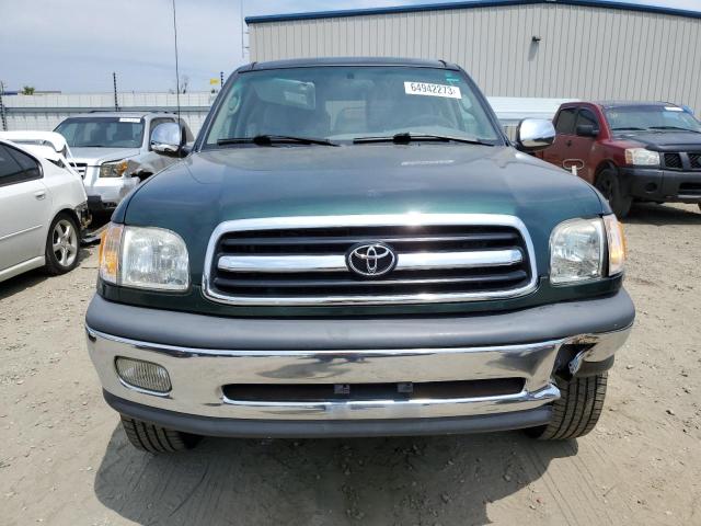 5TBRN341X2S223426 - 2002 TOYOTA TUNDRA ACCESS CAB SR5 GREEN photo 5