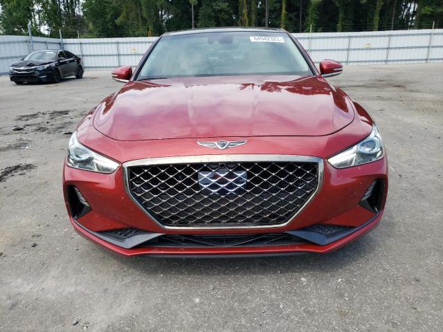 KMTG74LE6KU014572 - 2019 GENESIS G70 ELITE RED photo 5