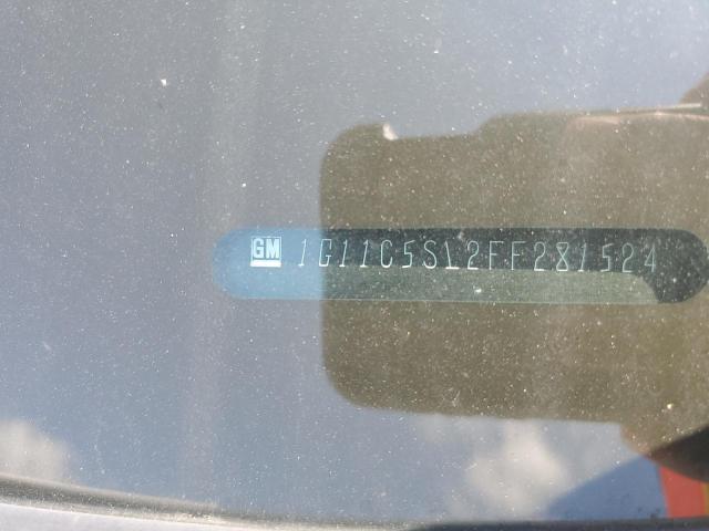1G11C5SL2FF281524 - 2015 CHEVROLET MALIBU 1LT WHITE photo 12