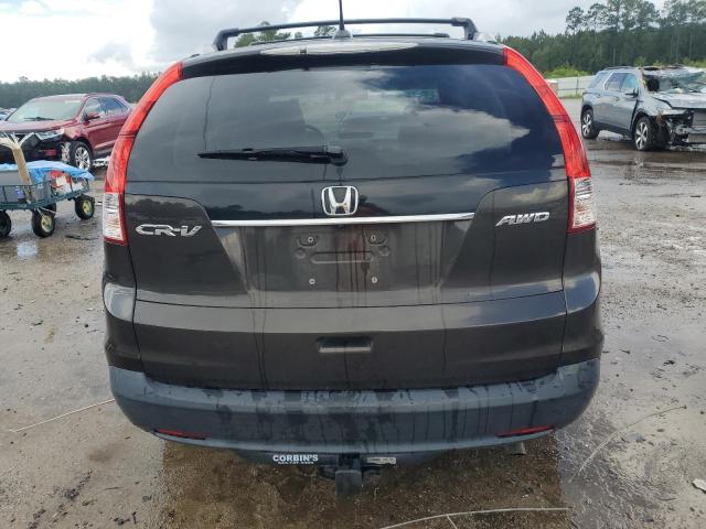5J6RM4H72DL032595 - 2013 HONDA CR-V EXL GRAY photo 6