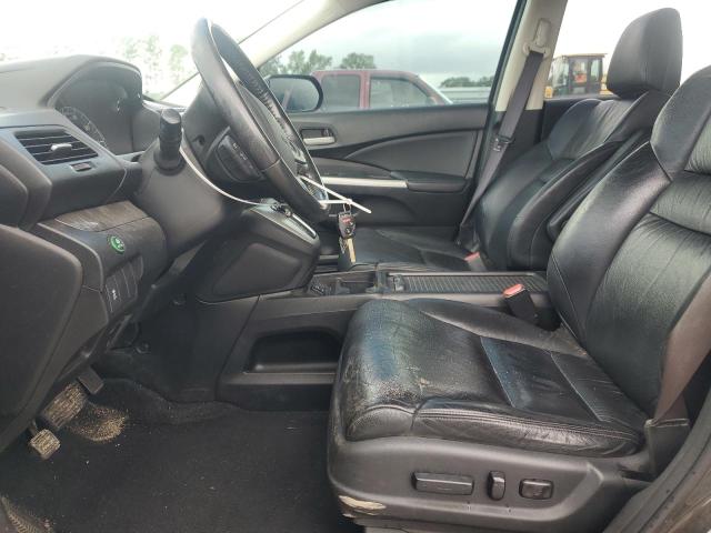 5J6RM4H72DL032595 - 2013 HONDA CR-V EXL GRAY photo 7