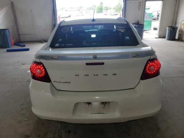 1B3BD4FB5BN564439 - 2011 DODGE AVENGER EXPRESS WHITE photo 6