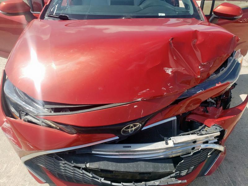 JTNK4RBE0K3044314 - 2019 TOYOTA COROLLA SE Rojo foto 11