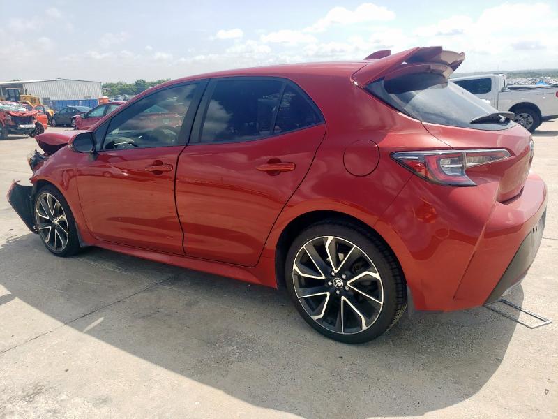 JTNK4RBE0K3044314 - 2019 TOYOTA COROLLA SE Rojo foto 2