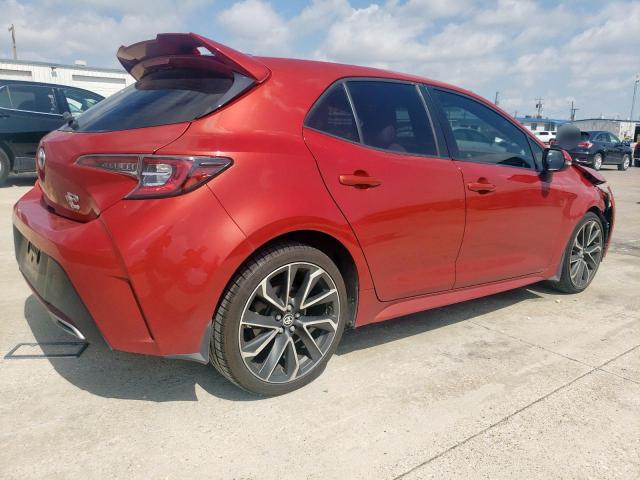 JTNK4RBE0K3044314 - 2019 TOYOTA COROLLA SE Rojo foto 3
