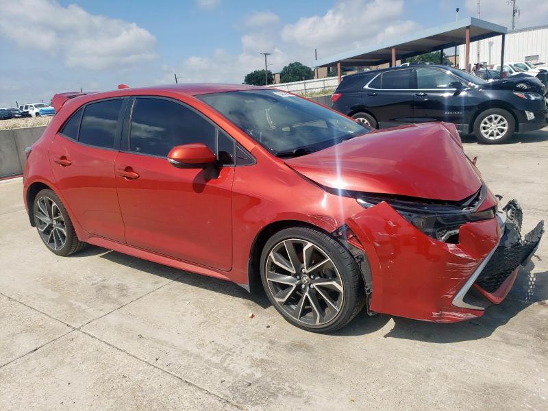 JTNK4RBE0K3044314 - 2019 TOYOTA COROLLA SE Rojo foto 4