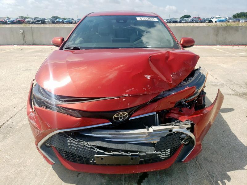 JTNK4RBE0K3044314 - 2019 TOYOTA COROLLA SE Rojo foto 5