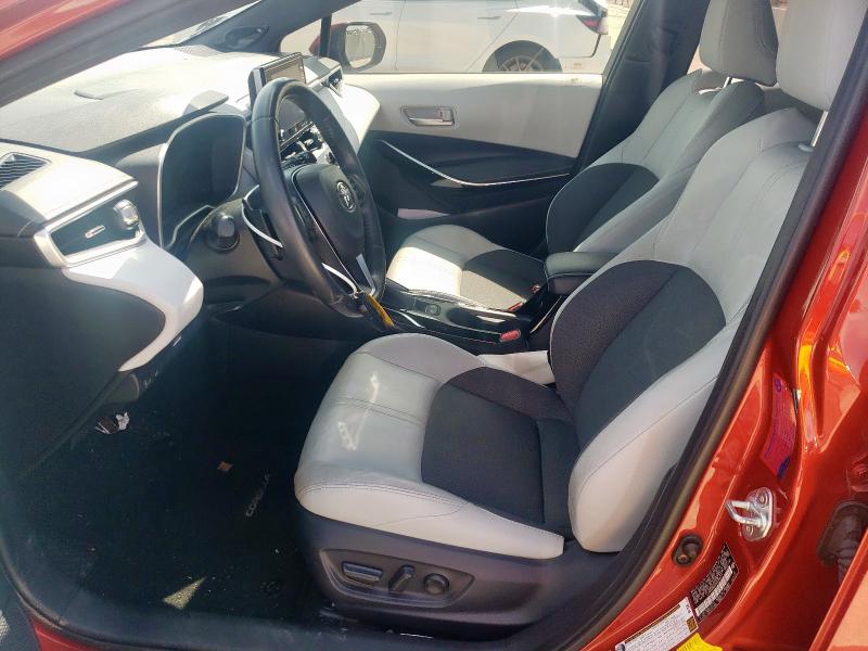 JTNK4RBE0K3044314 - 2019 TOYOTA COROLLA SE Rojo foto 7