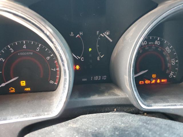 5TDBK3EHXDS245121 - 2013 TOYOTA HIGHLANDER BASE შავი ფოტო 9