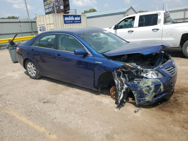 JTNBB46K773022617 - 2007 TOYOTA CAMRY HYBRID BLUE photo 4