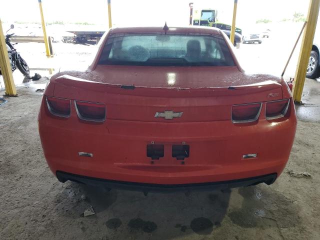 2G1FG1EV8A9124243 - 2010 CHEVROLET CAMARO LT ORANGE photo 6