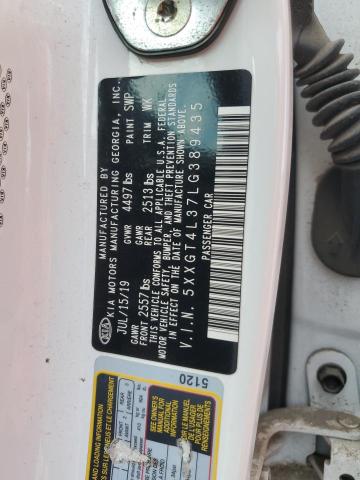 5XXGT4L37LG389435 - 2020 KIA OPTIMA LX 白色 照片 12