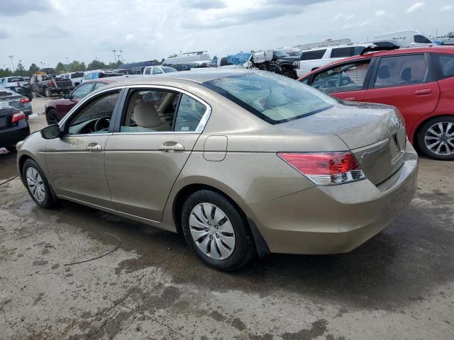 1HGCP26319A027903 - 2009 HONDA ACCORD LX TAN photo 2