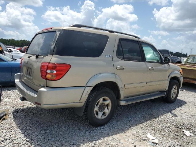 5TDZT34AX2S130466 - 2002 TOYOTA SEQUOIA SR5 TAN photo 3