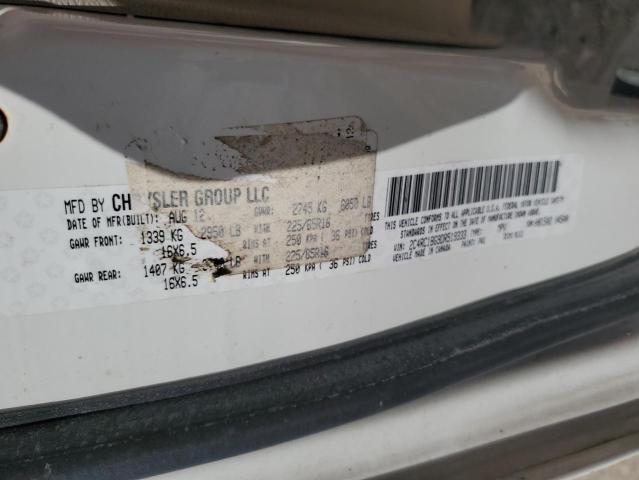 2C4RC1BG9DR519333 - 2013 CHRYSLER TOWN & COU TOURING WHITE photo 13