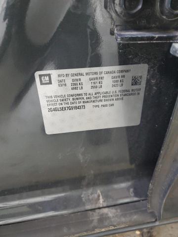 2G4GL5EX7G9184373 - 2016 BUICK REGAL GRAY photo 12