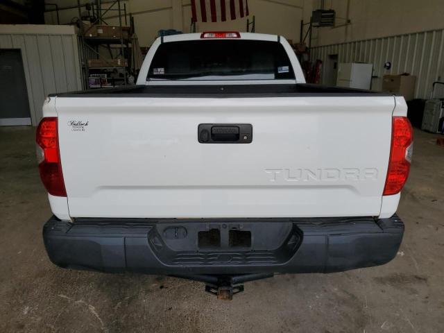 5TFRM5F11EX071991 - 2014 TOYOTA TUNDRA DOUBLE CAB SR/SR5 WHITE photo 6