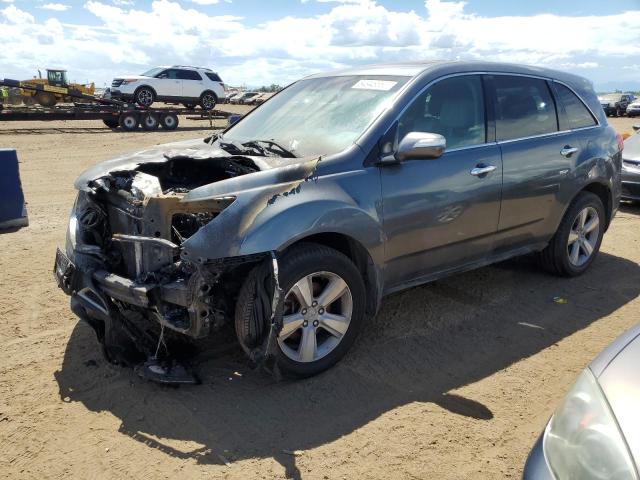 2HNYD2H43CH512372 - 2012 ACURA MDX TECHNOLOGY GRAY photo 1