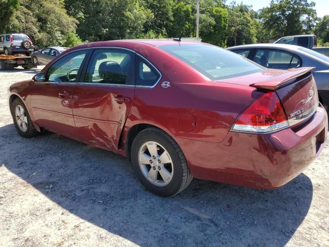 2G1WT57N391215835 - 2009 CHEVROLET IMPALA 1LT BURGUNDY photo 2